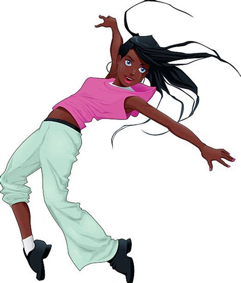 More images for hip hop dance drawing » Little Girl Hip Hop Dance Clip Art, Vector Images ...