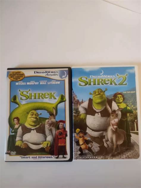 Shrek Shrek 2 Dreamworks Animation Dvd Bundle Eur 703 Picclick De