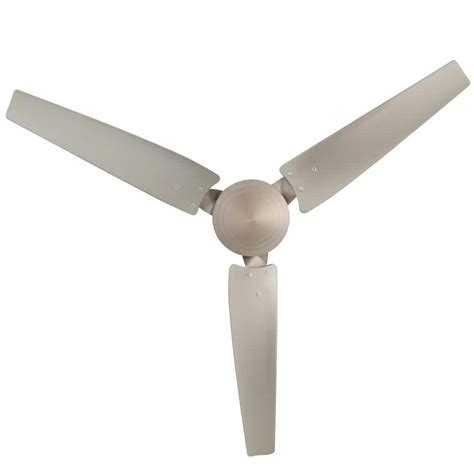 Hampton Bay Industrial 60 In Indoor Brushed Steel Ceiling Fan With