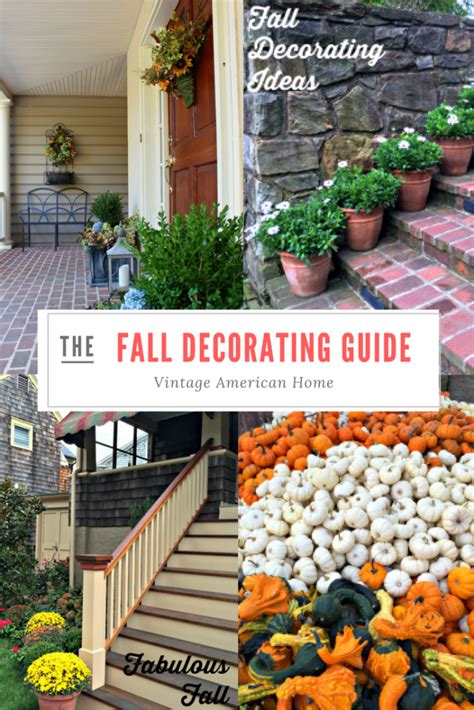 Fall Decorating Time Vintage American Home