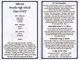 Pictures of Class Reunion Program Template