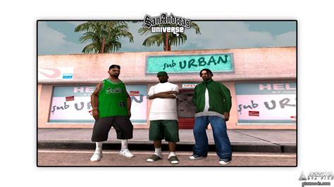 Grove Street Skinpack By San Andreas Universe Скины Банды Афро