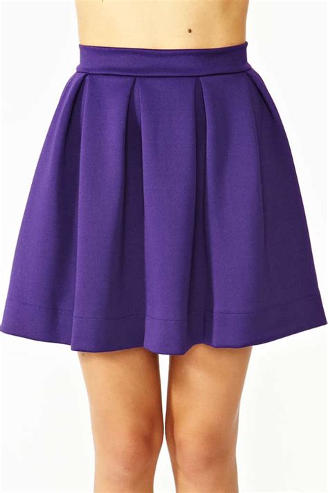 Purple Skirt Dressed Up Girl