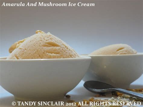 Amarula And Mushroom Ice Cream Lavender And Lime