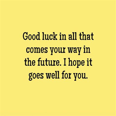 Best Of Luck With Future Wishes Quotes Messages 2024