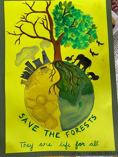 Save The Earth Poster Saveforests