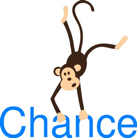 Monkey With Name Chance Clip Art At Vector Clip Art Online