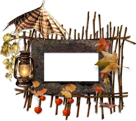 Automne Cadre Photo Png Marco Otoño Autumn Frame