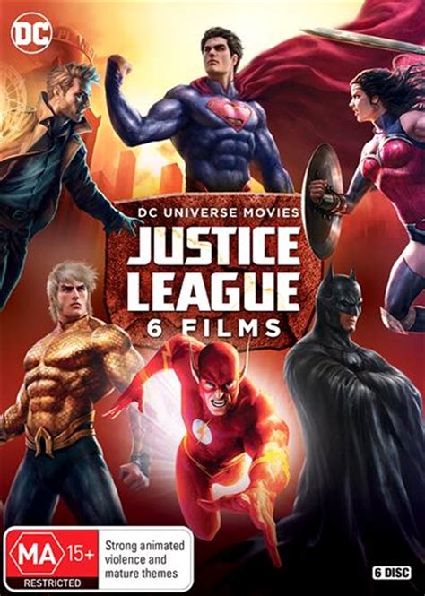 Buy Dc Justice League 6 Film Collection On Dvd Sanity