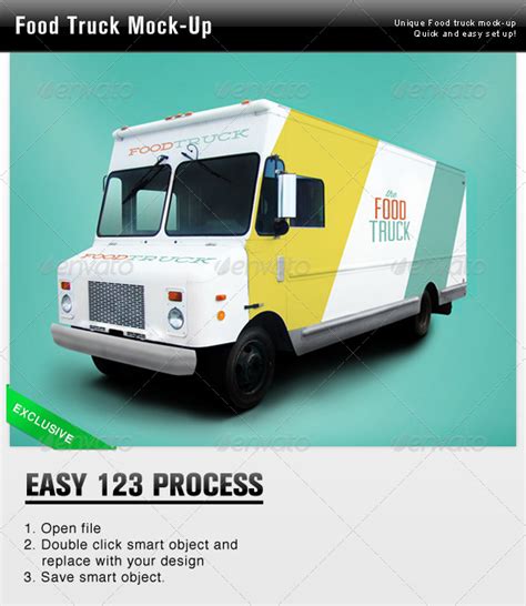 Food Truck Mock Up | GraphicRiver