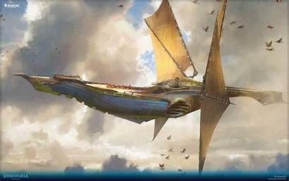 Weatherlight Skyship Magic Gathering Airship Fantasy Jaime