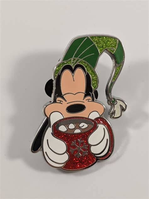 Disney Pin Trading Goofy Sipping Hot Cocoa Limited Edition Pin Edition