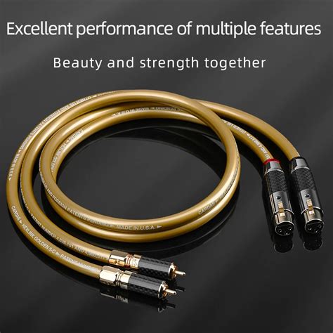 Ataudio Pair Rca To Xlr Audio Cable Hifi Ofc Core Rca Male To