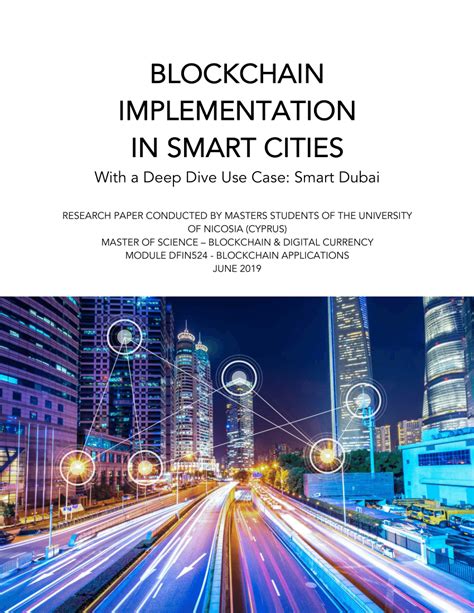Pdf Blockchain Implementation In Smart Cities