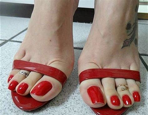 Image May Contain Shoes Beautiful Toes Pretty Toes Red Toenails