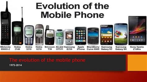 Mobile Phone Evolution Ppt Imobile
