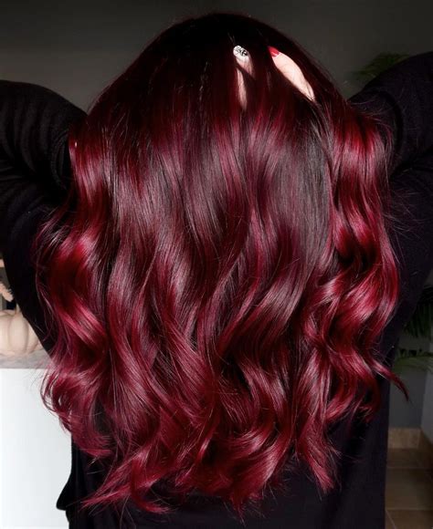 cherry red short hair get the bold and beautiful look that stuns