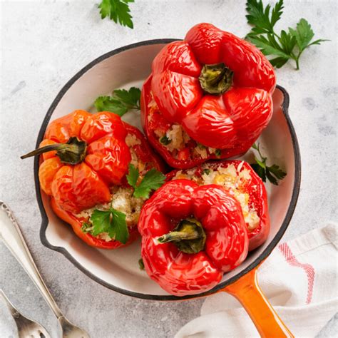 Vegan Stuffed Bell Peppers Recipe Recipe Mash