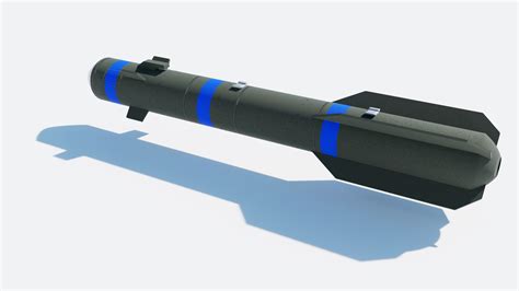 Agm 114 Hellfire Missile 3d Model Turbosquid 1240055