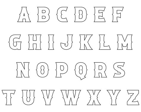 Large Fonts Alphabets 7 Free Pdf Printables Printablee