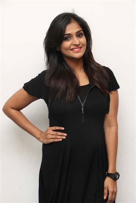 Actress Ramya Nambeesan Photoshoot In Black Dress