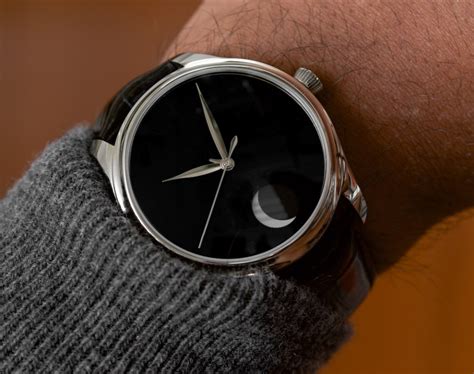 H Moser And Cie Endeavour Perpetual Moon Concept Vantablack Watch