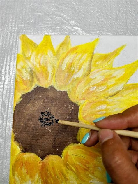 How To Paint A Sunflower Learn To Paint For Beginners Series