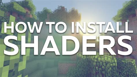 Minecraft Tutorial How To Install Shaders Minecraft To Hot Sex Picture