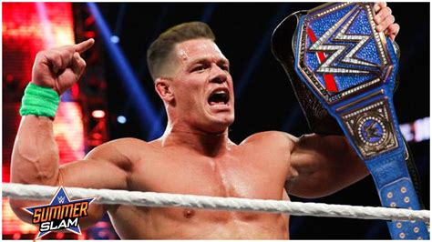 John Cena WINNING Universal Championship AT Summerslam YouTube