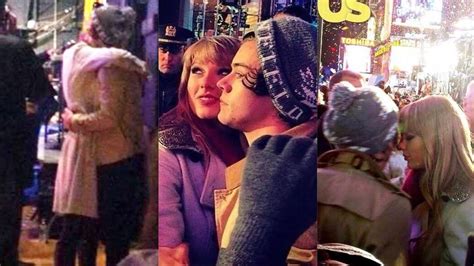 Harry Styles Kissing Taylor Swift On New Years