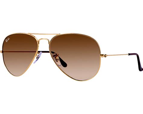 Ray Ban Brown And Gold Sunglasses