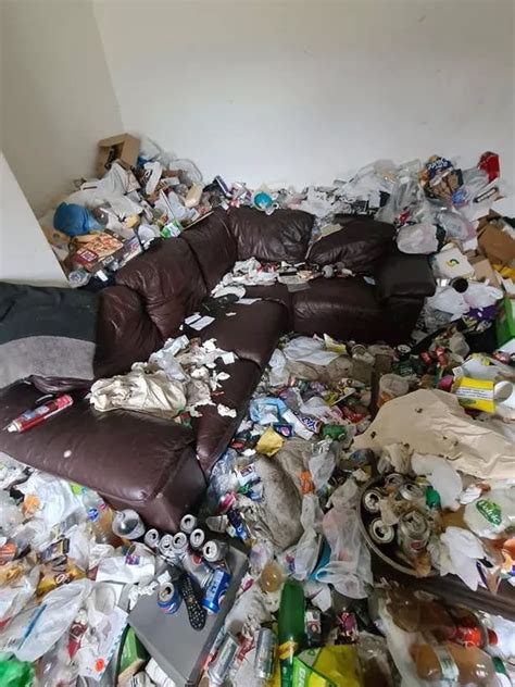 The Shocking State Of A Home Used As A Giant Bin That Had Rubbish Piled Waist High North