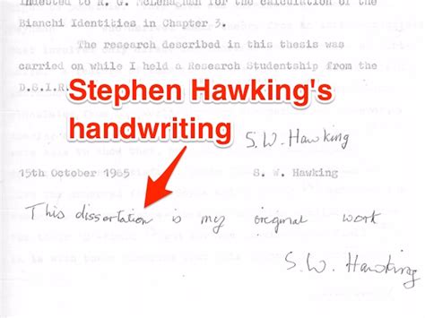 Stephen Hawkings Phd Thesis Published Online For First Time Business
