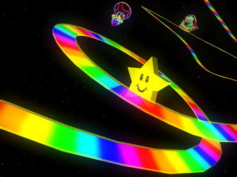Rainbow Road Mario Kart Best Rainbow Colors