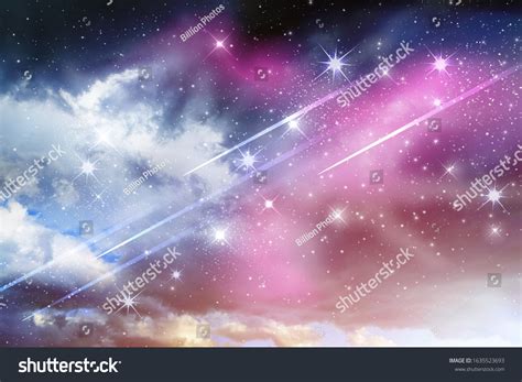 Panorama Blue Night Sky Milky Way Stock Photo 1635523693 Shutterstock