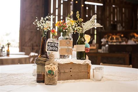Centerpieces Rustic Themed Wedding Popsugar Love And Sex Photo 56