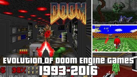 Evolution Of Doom Engine Games 1993 2016 Youtube