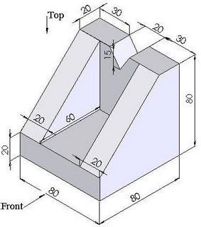 How to draw orthographic projection? Machine Drawing: Chapter3 (Part2)