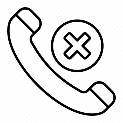Call Missed Phone Cell Missing Telephone Communication Icon