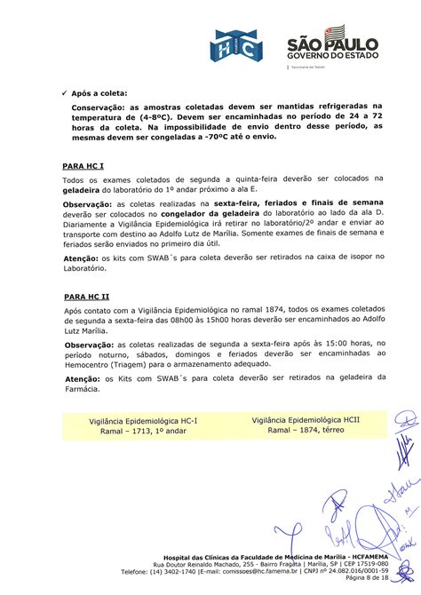 Plano de Contingência Para Atendimento ao Paciente Suspeito ou