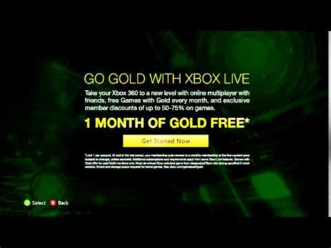 Bereits ab 10,94 € große shopvielfalt testberichte & meinungen | jetzt microsoft xbox live gold (1 monat) günstig kaufen bei idealo.de. FREE 1 MONTH XBOX LIVE GOLD!!! - YouTube
