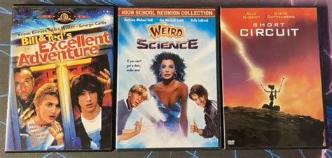 80s Sci Fi Dvd Lot Weird Science Short Circuit Bill And Teds Excellent