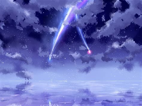 Sky Anime Wallpaper Sky Your Name Santinime