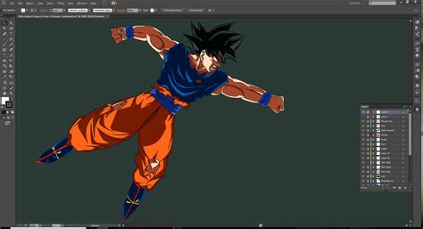 Wip Goku Ultra Instinct Punching By Dragonballaffinity On Deviantart