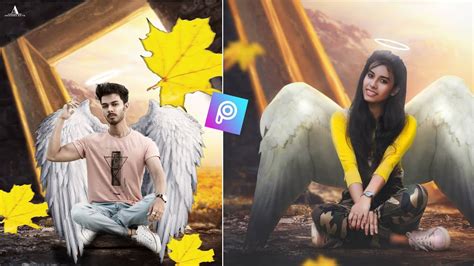 Picsart Wings Photo Editing Instagram Viral Editing Tutorial Vijay