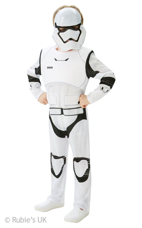 Childrens Deluxe Stormtrooper Costume Kids Star Wars Pageant Party