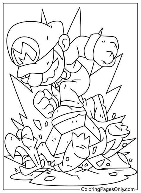 Mario Coloring Page Koopa Troopa Free Printable Coloring Pages