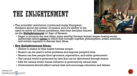 Unit 4 The Scientific Revolution And The Enlightenment Youtube