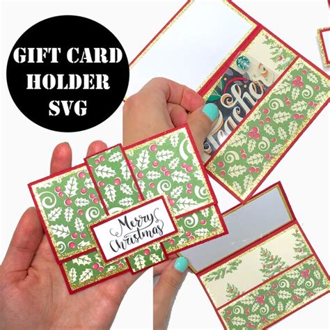 T Card Holder Svg Digital File T Card Svg Christmas Etsy