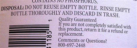 How To Read A Cleaning Product Label